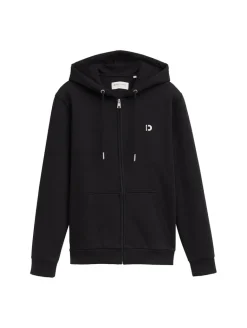 Sweatjacke mit Logo Print black