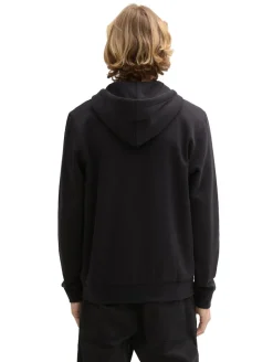 Sweatjacke mit Logo Print black