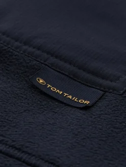 Sweatjacke mit Stehkragen sky captain blue