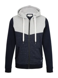 Sweatjacke navy offwhite inject stripe