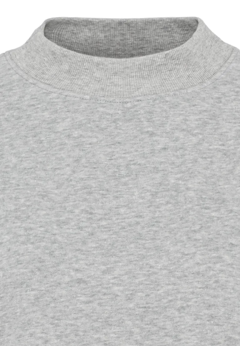 Sweatshirt aus Baumwollmix light grey melange
