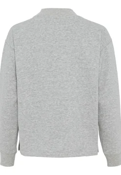 Sweatshirt aus Baumwollmix light grey melange