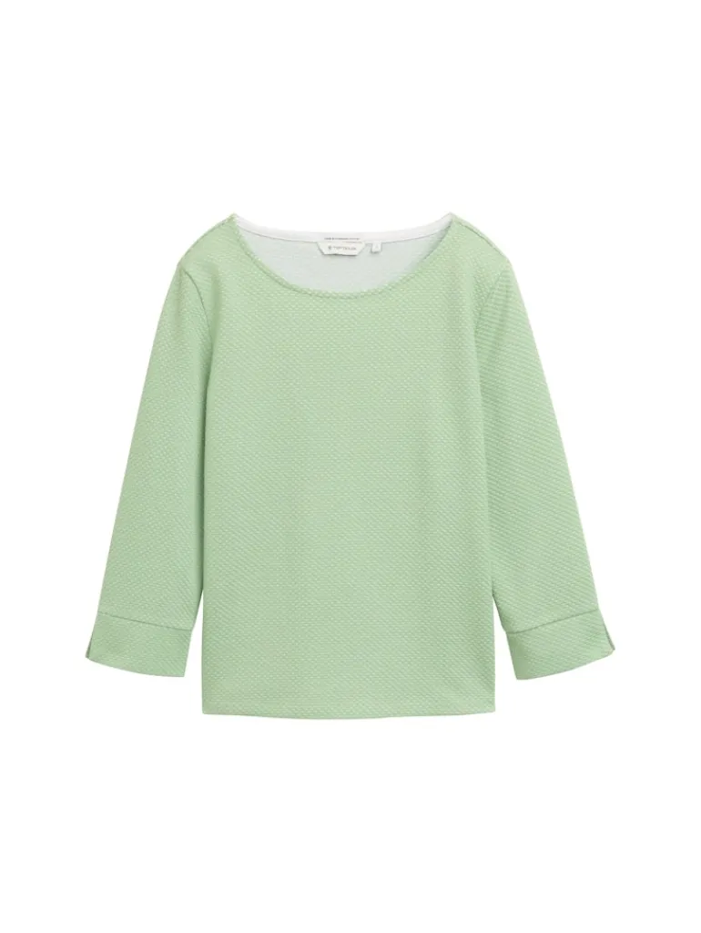 Sweatshirt aus Bio-Baumwolle green structure