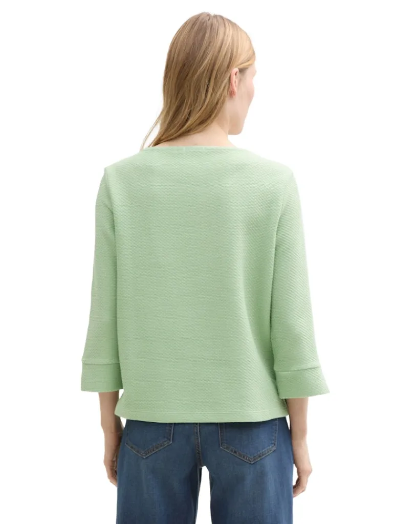 Sweatshirt aus Bio-Baumwolle green structure