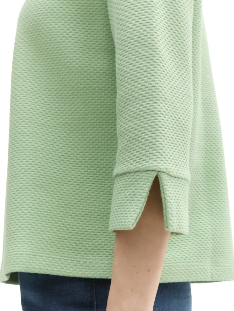 Sweatshirt aus Bio-Baumwolle green structure