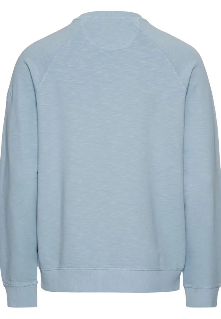 Sweatshirt aus reiner Baumwolle smoke blue