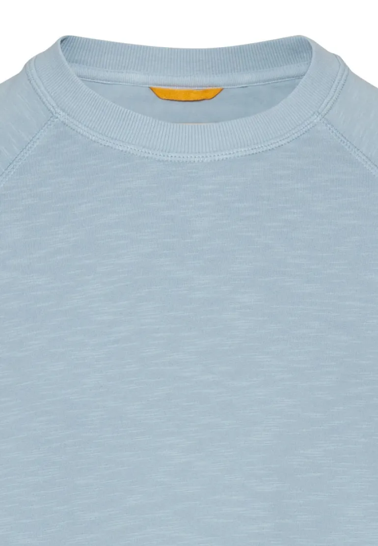 Sweatshirt aus reiner Baumwolle smoke blue