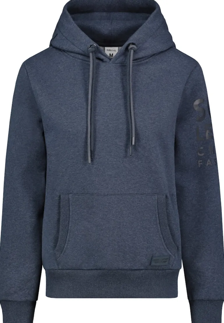 Sweatshirt Hoody navy melange