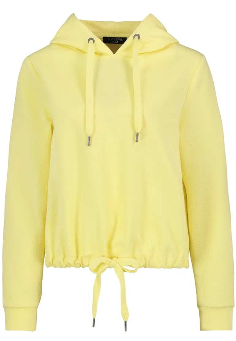 Sweatshirt Hoody soft lemon yellow