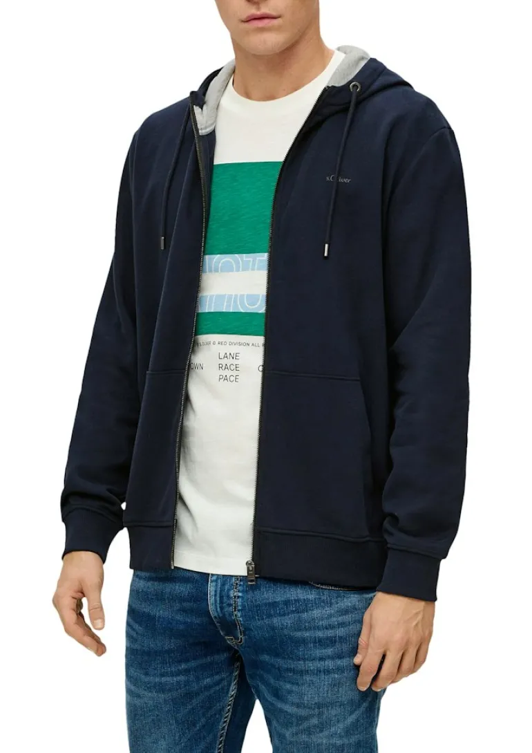 Sweatshirt Jacke blau