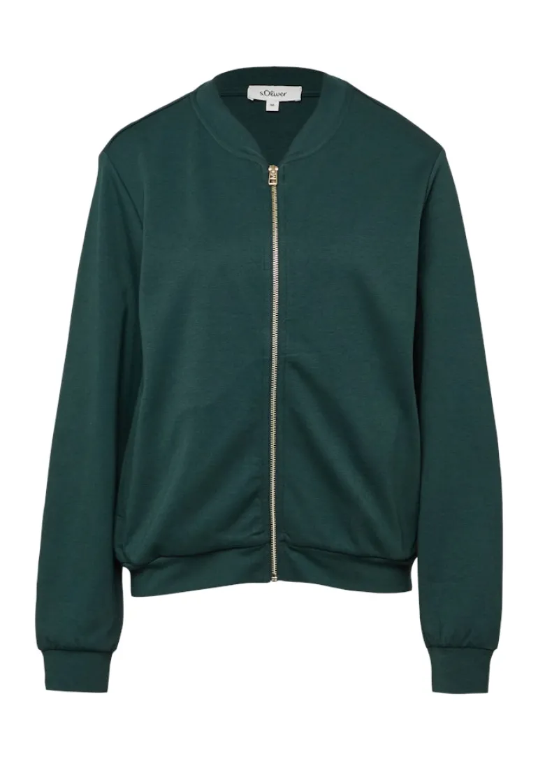 Sweatshirt Jacke petrol