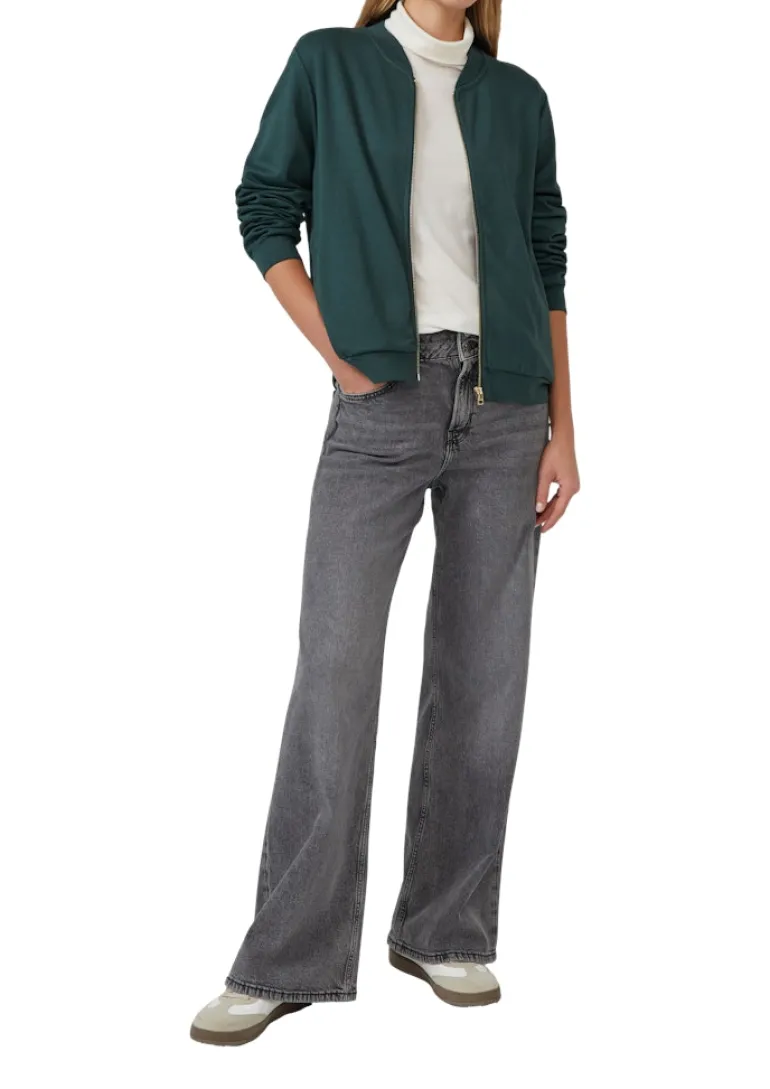 Sweatshirt Jacke petrol