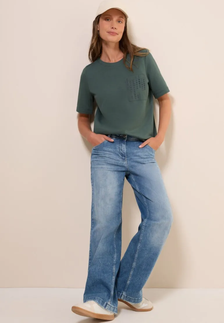 Sweatshirt mit Brusttasche dark balmy khaki