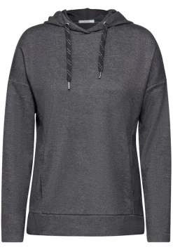 Sweatshirt mit Kapuze charcoal grey melange