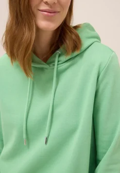 Sweatshirt mit Kapuze fennel green
