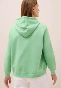 Sweatshirt mit Kapuze fennel green