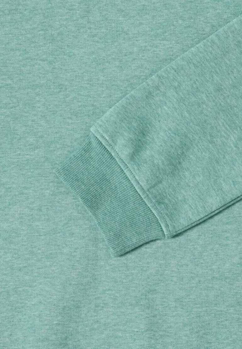 Sweatshirt mit Kapuze jewel green melange
