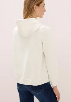 Sweatshirt mit Kapuze oat milk beige melange