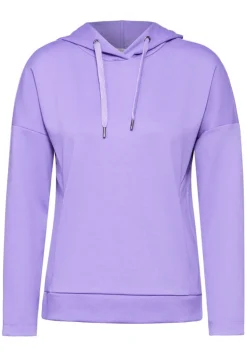 Sweatshirt mit Kapuze wild lilac