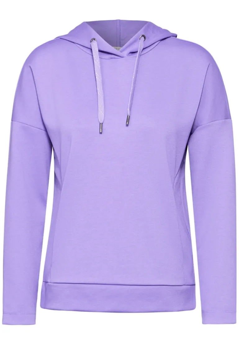 Sweatshirt mit Kapuze wild lilac