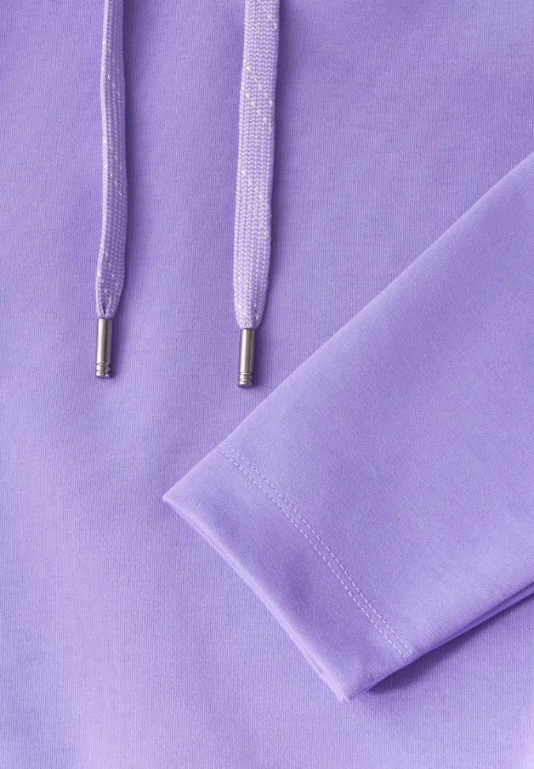 Sweatshirt mit Kapuze wild lilac