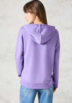 Sweatshirt mit Kapuze wild lilac