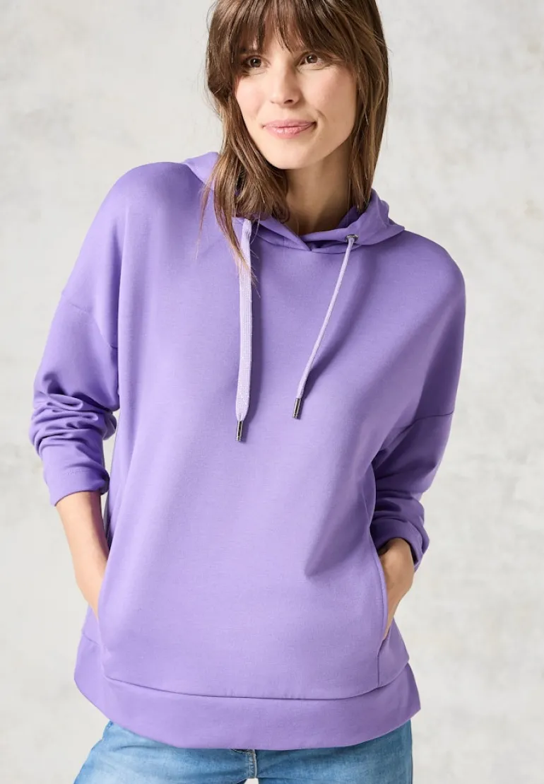 Sweatshirt mit Kapuze wild lilac