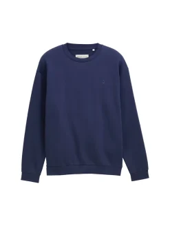 Sweatshirt mit Logo-Print dark blueberry