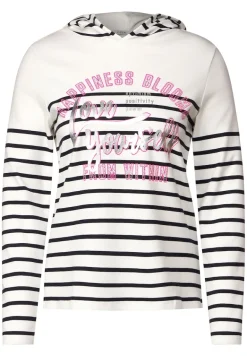 Sweatshirt mit Streifen deep blue