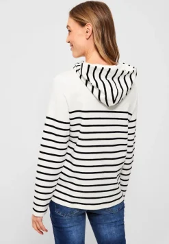 Sweatshirt mit Streifen deep blue