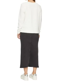 Sweatshirt mit Struktur creme