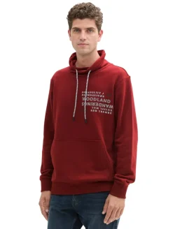 Sweatshirt mit Textprint burgundy dark red