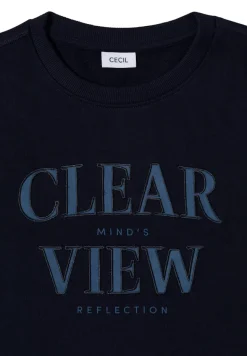 Sweatshirt mit Wording urban dark blue