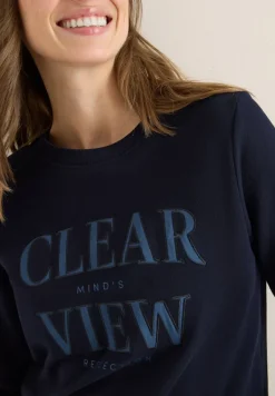 Sweatshirt mit Wording urban dark blue