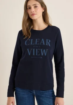 Sweatshirt mit Wording urban dark blue
