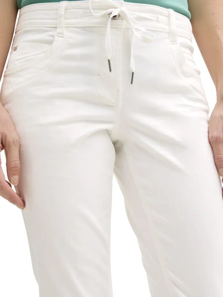 Tapered Relaxed Hose off white