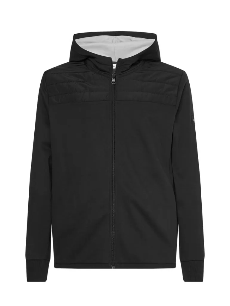 TECHNICAL ZIP THROUGH HOODIE ck black1