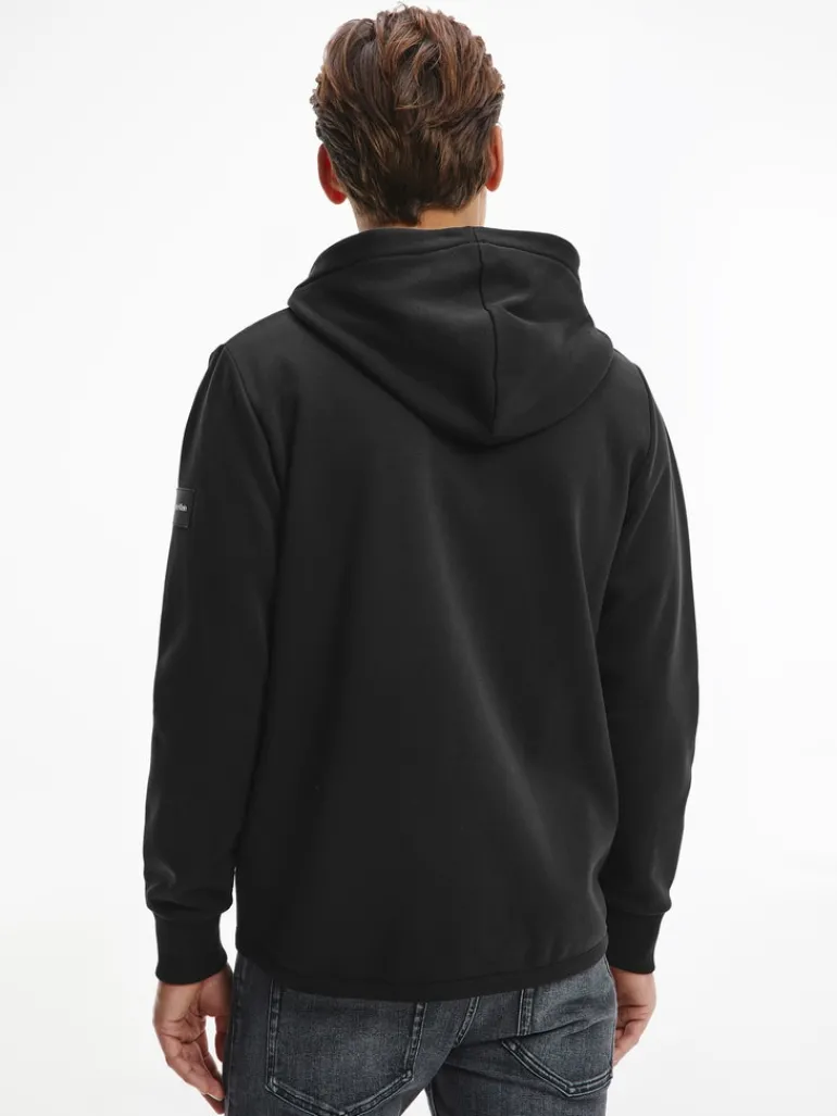 TECHNICAL ZIP THROUGH HOODIE ck black1