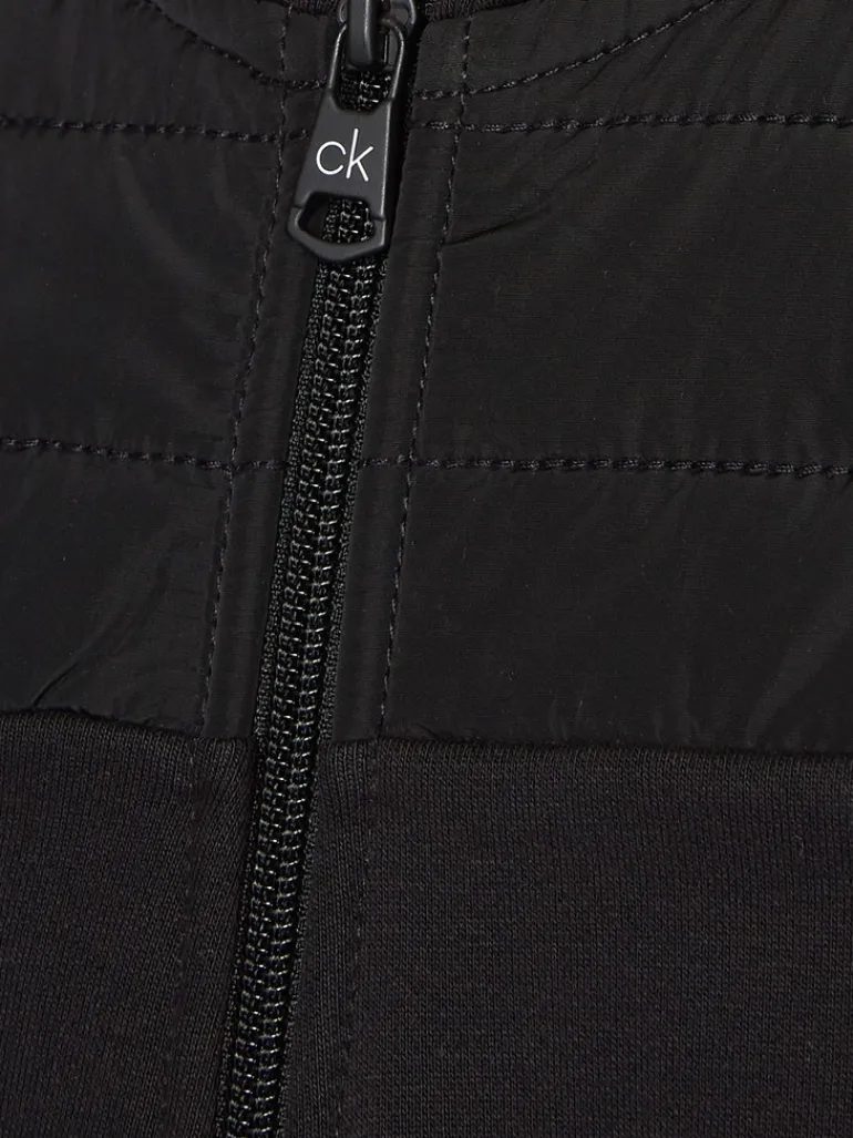 TECHNICAL ZIP THROUGH HOODIE ck black1
