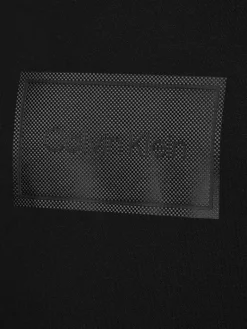 TEXTURED LOGO BOX COMFORT CREW ck black