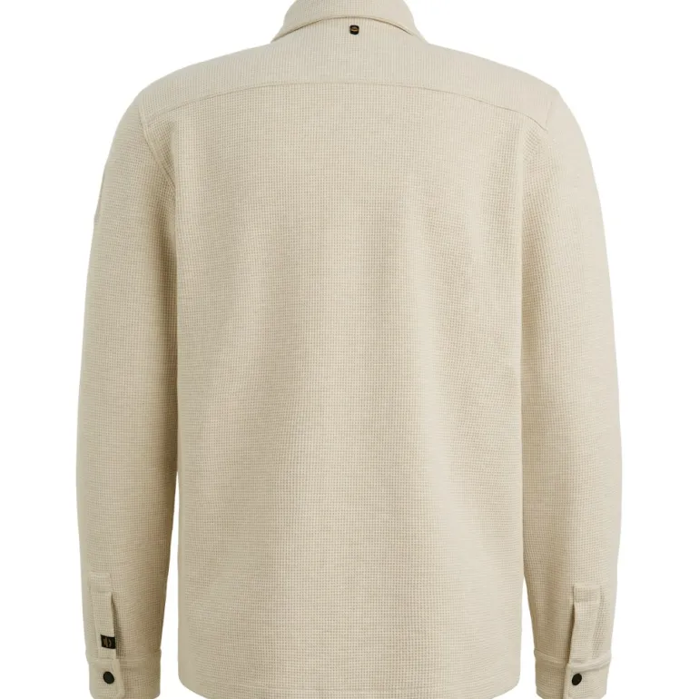 The Jones Jersey Waffle/overshirt 2 bone white