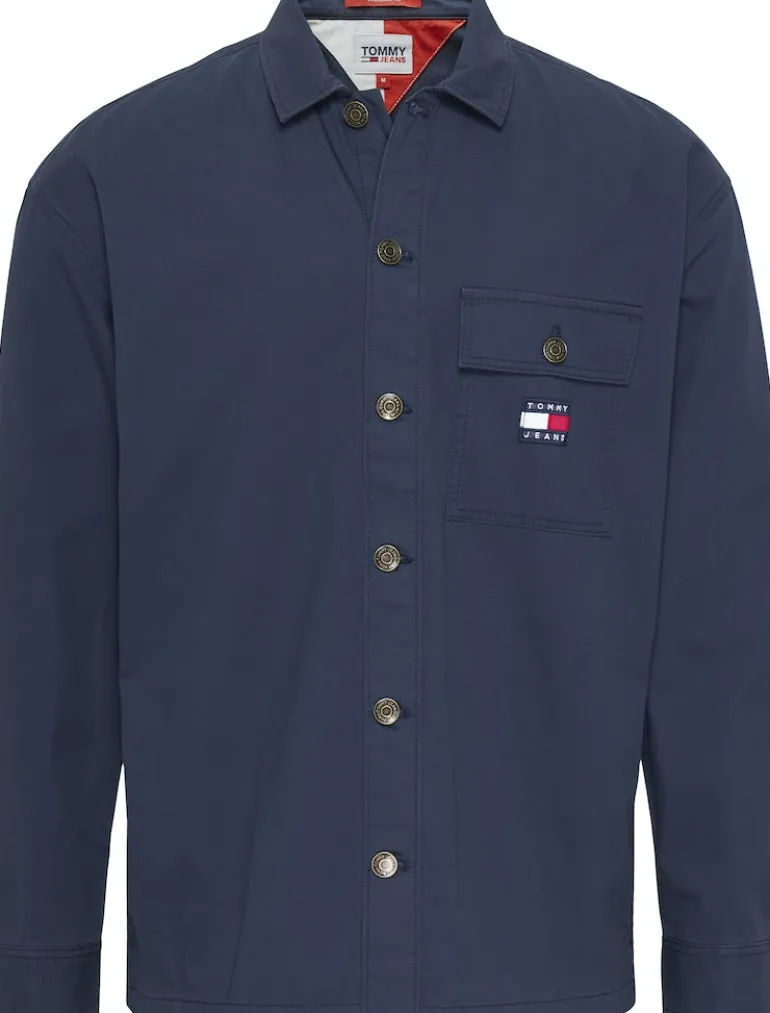 TJM CLASSIC SOLID OVERSHIRT twilight navy