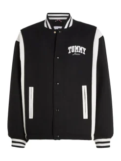 TJM CORD WOOL MIX LETTERMAN black