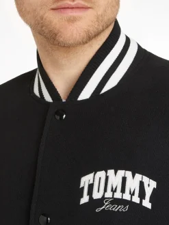 TJM CORD WOOL MIX LETTERMAN black