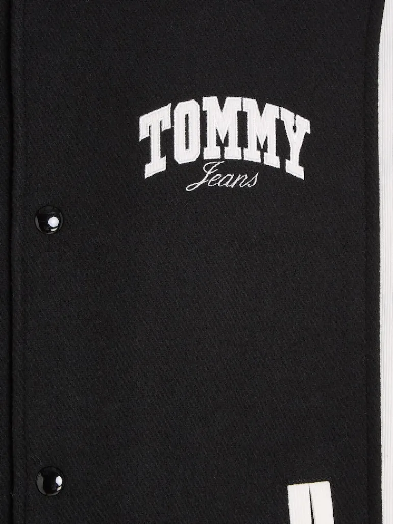 TJM CORD WOOL MIX LETTERMAN black