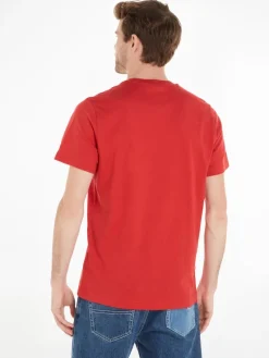 TJM ESSENTIAL FLAG POCKET deep crimson htr