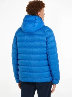 TJM HOODED LT DOWN JACKET EXT meridian blue