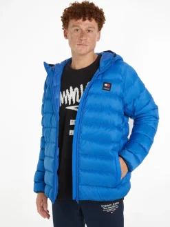 TJM HOODED LT DOWN JACKET EXT meridian blue