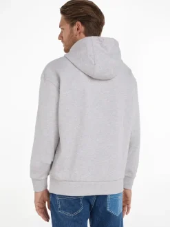 TJM REG ATHLETIC LOGO HOODIE silver grey htr