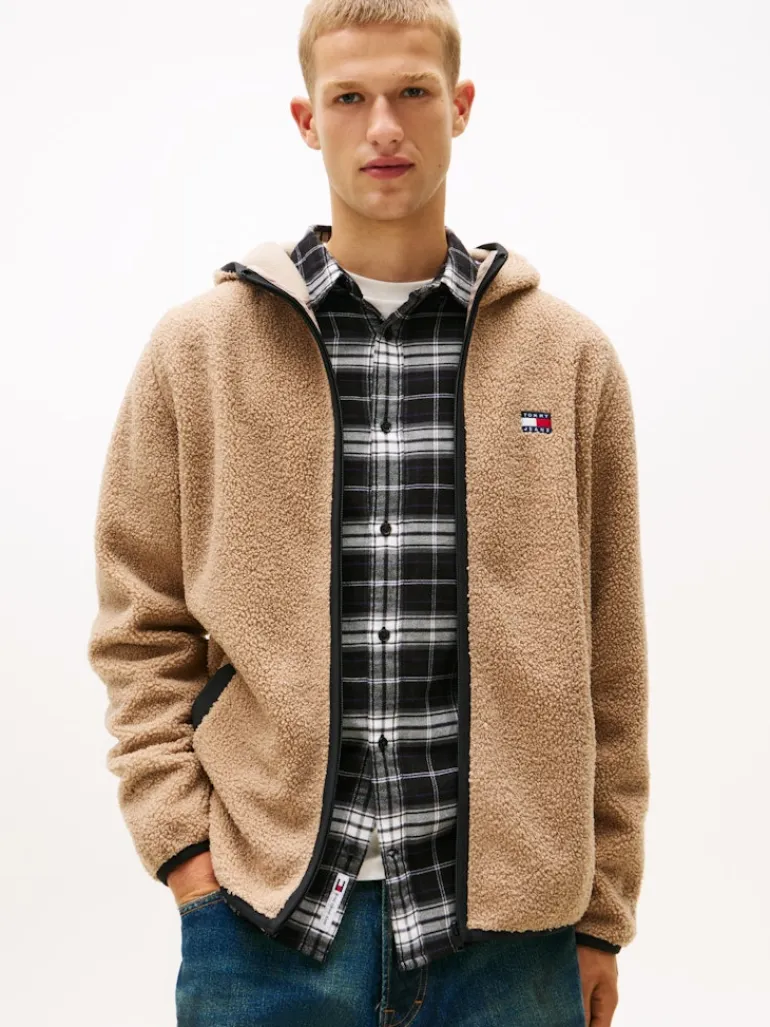 TJM REG BADGE TEDDY ZIP TRU EXT coastal taupe